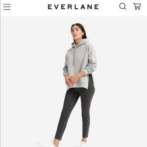 Everlane slit hoodie